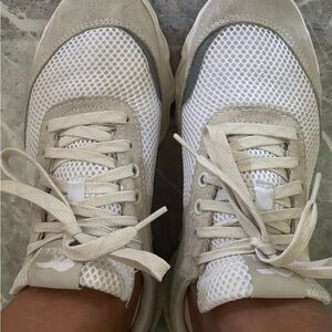 SOREL - Stylish Beige and White Women's Sneakers